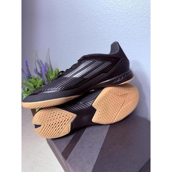 Adidas F50 League IN Indoor Soccer Shoes‎ Black / Gum IF1332 Men\'s Size 8 main image 8